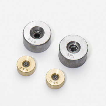 Single dies with diameters from 0.20 to 3.00 mm