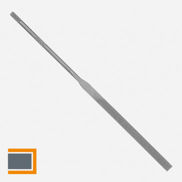 Pillar needle file 14 cm section 4,8 x 1,1 mm