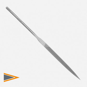 Knife shape needle file 14 cm section 5,0 x 1,4 mm