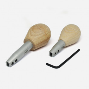Adjustable wooden handle