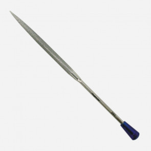 Halfround diamond needle files, 14 cm, D91 cut