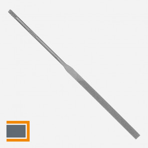 Pillar needle file 14 cm section 4,8 x 1,1 mm